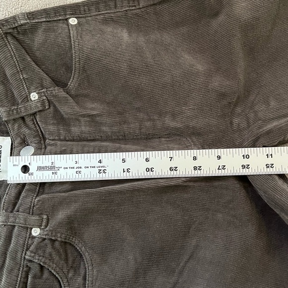 ROLLA'S Dusters Bootcut Espresso Corduroy Pants Size 25 High Rise Slim Boot New - Picture 15 of 16